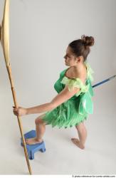 KATERINA STANDING POSE WITH SPEAR AND SWORD